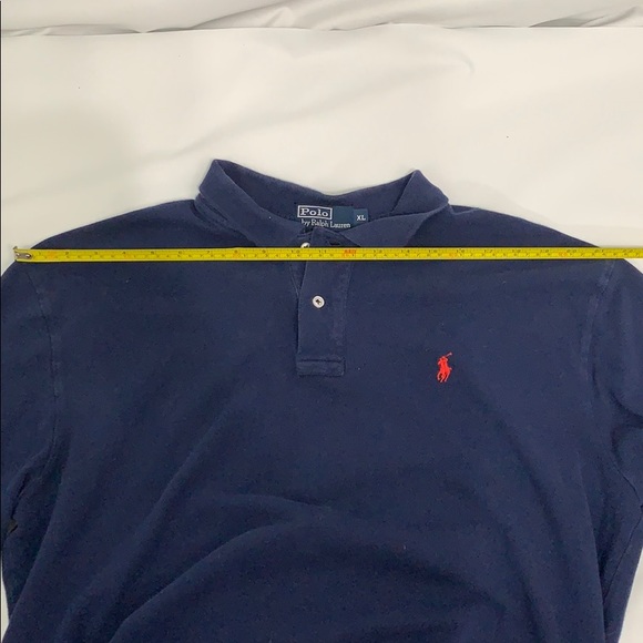 Polo Ralph Lauren blue long sleeve polo shirt EUC - Picture 6 of 8